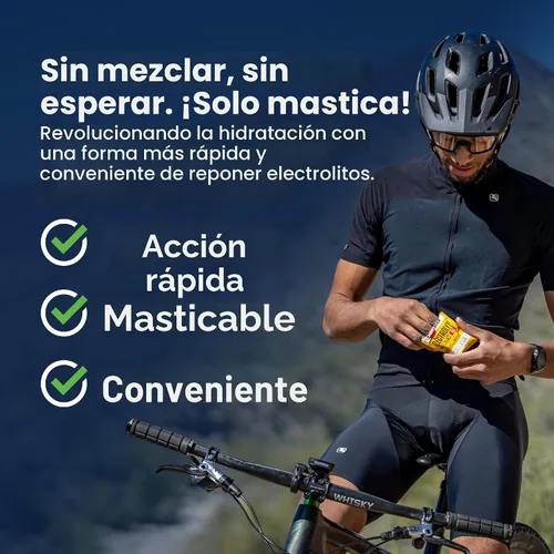 Vista 2 de SaltStick Electrolyte FastChews - Paquete variado de 120 unidades - Tabletas de electrolitos masticables para hidratación, tabletas de sal - 10