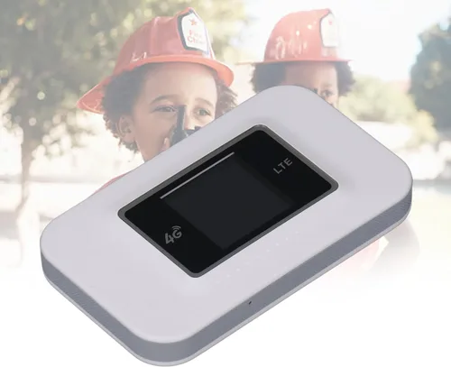 Vista 2 de VBESTLIFE Hotspot WiFi móvil, dispositivo de punto de acceso WiFi desbloqueado 4G LTE, router WiFi portátil de 150 Mbps con ranura para tarjeta SIM
