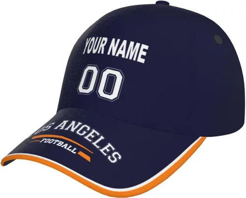 Vista 21 de Cap Custom Football Hats with Any Name and Number Personalized Gifts for Men Women Football Sports Fans