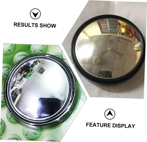 Vista 7 de CALLARON Espejo retrovisor gran angular de 3 piezas, espejo auxiliar para coche, fácil instalación para vehículos de seguridad mejorados