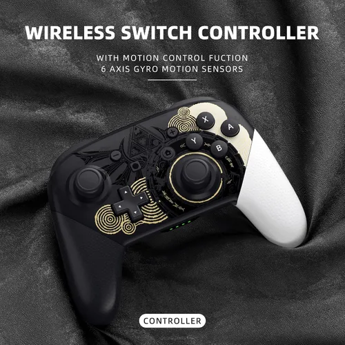 Vista 6 de deidow Switch Controller for Switch, Wireless Switch Pro Controllers Compatible with Switch, Remote Joystick Gamepad Support VibrationScreenshotWake