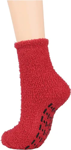 Vista 6 de Century Star Antideslizante Atlético de Felpa agarre de pantufla Calcetines Mujeres Yoga Pilates Suave Caliente Acogedor Calcetines