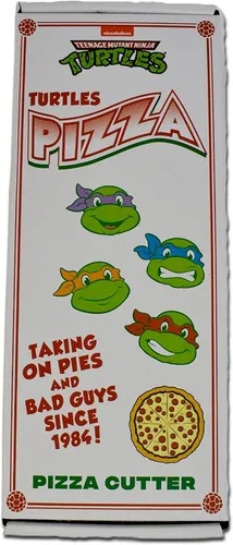 Vista 5 de Teenage Mutant Ninja Cortador de pizza de tortugas Cortador de pizza TMNT Cortador de rueda de pizza TMNT Suministros de fiesta de pizza TMNT