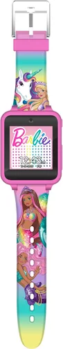 Vista 3 de Accutime Barbie - Reloj inteligente para niños con pantalla táctil de aprendizaje educativo, juguete para niñas, niños, niños pequeños, cámara