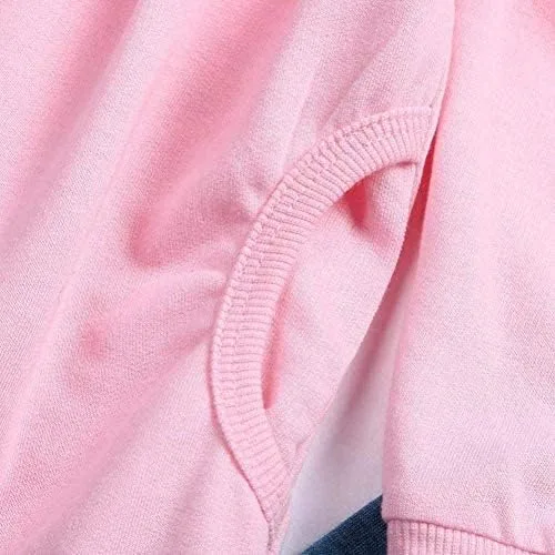 Vista 6 de Ritatte Conjunto de 2 piezas de ropa de invierno para niñas pequeñas, manga larga, pantalones largos, de algodón suave, para otoño