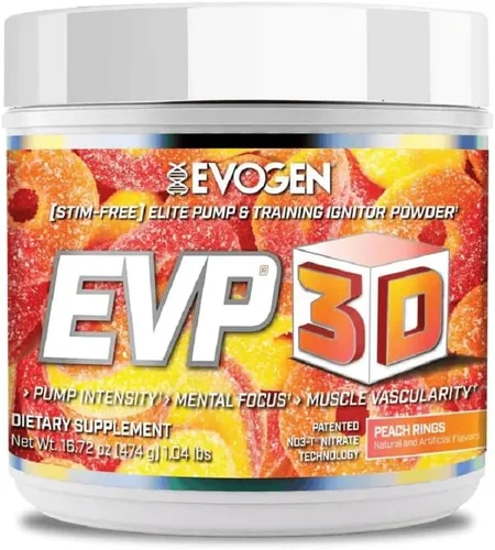Vista 17 de Evogen EVP-3D Stim-Free Pre-Workout BlackBerry Lemonade 40 porciones