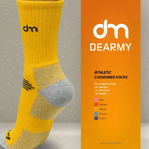 Vista 4 de DEARMY Calcetines deportivos de senderismo para mujereshombres, los mejores regaloscalcetines deportivos acolchados que absorben la humedad (5 pares)