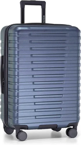 Vista 54 de U.S. Traveler Boren - Maleta de viaje extensible rígida con 8 ruedas giratorias, color negro, juego de 2 piezas