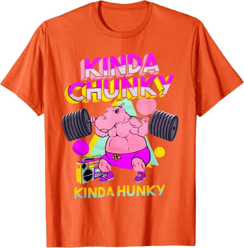 Vista 93 de Kinda Chunky Kinda Hunky, camiseta de gimnasio para culturismo, Negro