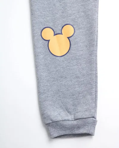 Vista 4 de Disney Conjunto de pantalones deportivos de Mickey Mouse para bebés y niños Camiseta térmica de manga larga y pantalones deportivos de vellón