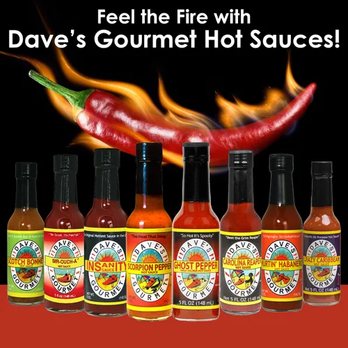 Vista 8 de Salsa de Dave's Gourmet, sabor Insanity, 5 onzas
