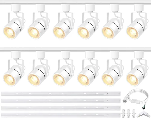 Vista 13 de GU10 - Kit de luces de pista blancas de 6 luces, 10 W, 3000 K