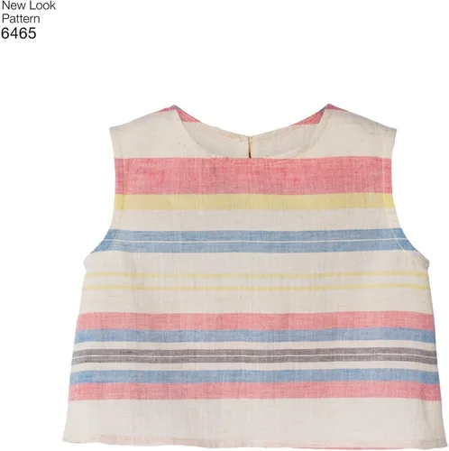 Vista 4 de New Look Patrones Easy Top, Falda y Shorts A (3-4-5-6-7-8) 6465