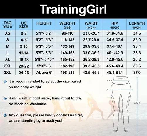 Vista 7 de TrainingGirl Leggings de malla para mujer, pantalones de yoga de cintura alta, leggings estampados, mallas deportivas con bolsillos
