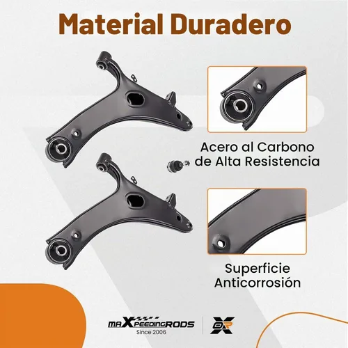 Vista 2 de maXpeedingrods 2 brazos de control inferiores delanteros para Subaru