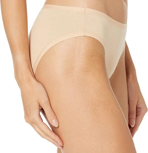 Vista 4 de Tienda Essentials Ropa interior de algodón estilo bikini para mujer paquete múltiple disponibles en tallas extra-grandes