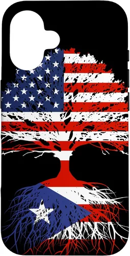 Vista 32 de Puerto Rico Boricuas Roots - Carcasa para iPhone 17, diseño de bandera estadounidense de Puerto Rico