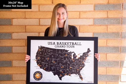 Vista 6 de Póster del mapa del estadio de baloncesto (24x16)