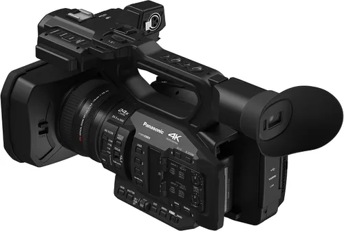 Vista 3 de Panasonic Videocámara, Calidad Profesional 4K 60p, Sensor de 1.0 Pulgadas, Lente Gran Angular de 24.5mm y Zoom Óptico 20x, V-Log, Ethernet, Salida