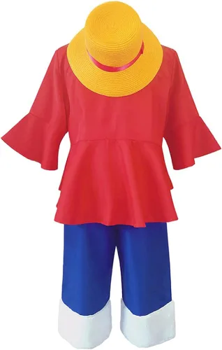 Vista 5 de Luffy - Disfraz de segunda generación de una pieza para cosplay, disfraz de anime para adultos