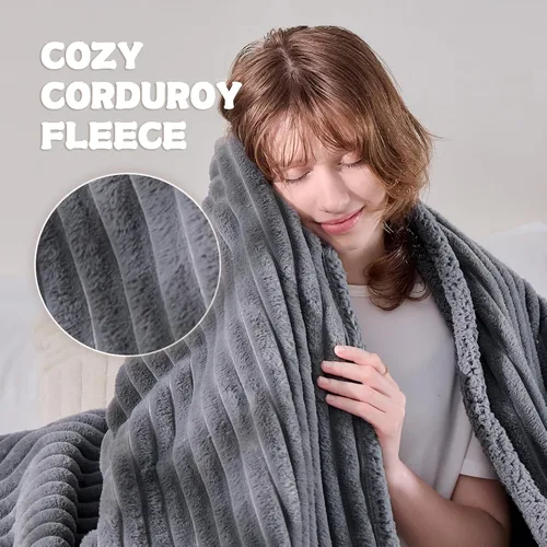 Vista 6 de Manta impermeable calmante para gatos de interior, manta suave y silenciosa de felpa para mascotas, manta gruesa de piel sintética de 500 GSM