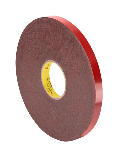 Vista 12 de 3M Cinta de espuma VHB 4611, gris oscuro, doble cara, permanente, duradera a largo plazo, resistente a altas temperaturas, 0.47 pulgadas x 36 yardas