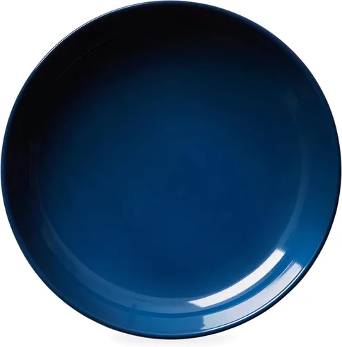 Vista 2 de Corelle - Plato hondo de cerámica, azul marino, esmalte sólido, paquete de 4
