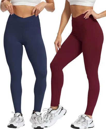 Vista 2 de Natural Feelings - Leggings de cintura alta para mujer, ultrasuaves, elásticos, opacos, ajustados, para yoga, talla única y talla extragrande