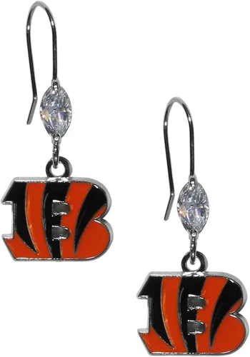 Vista 4 de Pendientes colgantes de cristal de la NFL