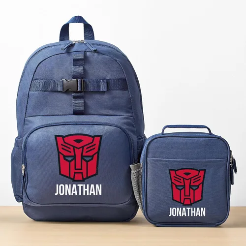Vista 3 de Let's Make Memories Mochila Personalizada - TRANSFORMERS - Autobots - Navy Azul marino