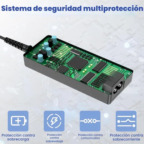 Vista 2 de Adaptador de 12V AC/DC para fuente de alimentación del cargador de luz de la lámpara LED 18G