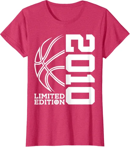 Vista 7 de Camiseta de baloncesto de 13 cumpleaños edición limitada 2010, Negro