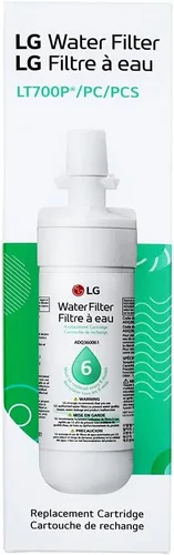 Vista 9 de LG LT700P - Filtro de agua de repuesto para refrigerador de 6 meses / 200 galones (NSF42 y NSF53) ADQ36006101, ADQ36006113, ADQ75795103