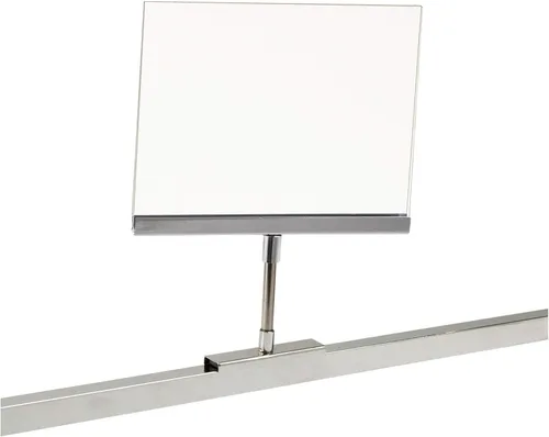 Vista 2 de Soporte de letrero de base magnética con marco acrílico, pantalla de tarjeta de 5.5 "x 7", 12.75 "H, 1 unidad