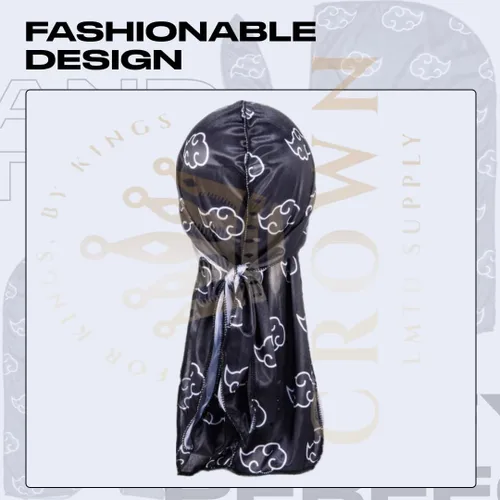 Vista 14 de Art Silky Durag con colas largas y anchas, durags de tela de seda suave satinada para mayor comodidad y compresión