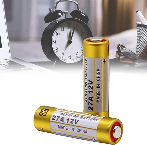 Vista 2 de 5 baterías alcalinas de 27 A 12 V compatibles con múltiples modelos como A27 y LR27A UM27A 27AE K27A 8LR732 Potencia estable