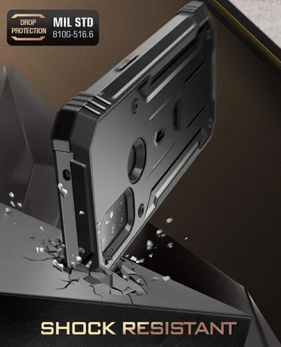 Vista 6 de Poetic Revolution Series - Funda protectora para OnePlus Nord N10 5G, de cuerpo completo, resistente de doble capa, a prueba de golpes, con función