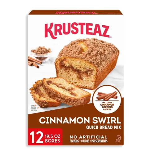 Vista 33 de Krusteaz Banana Quick Bread Mix, hecha con plátanos reales, cajas de 15.0 onzas (paquete de 12)