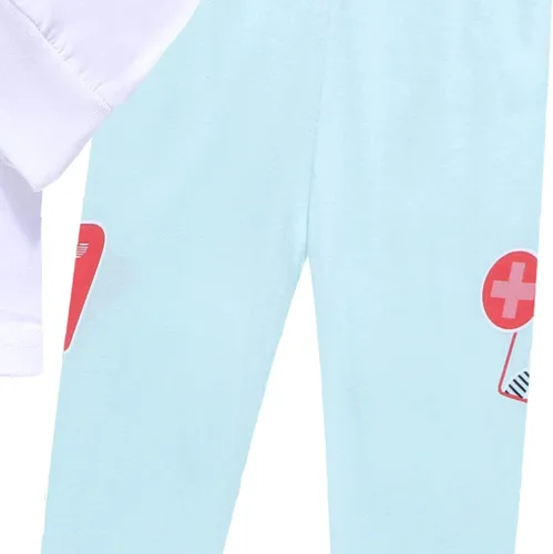 Vista 4 de Thombase - Pijama para bebé y niña, diseño de astronauta