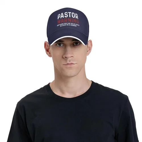 Vista 18 de Regalos de agradecimiento para pastores, regalos para pastores para hombres, sombrero de advertencia para pastor, gorra de advertencia para pastor