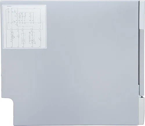 Vista 13 de SPT SD-2224DSB: Lavavajillas de encimera ENERGY STAR con arranque retardado y LED, color plateado