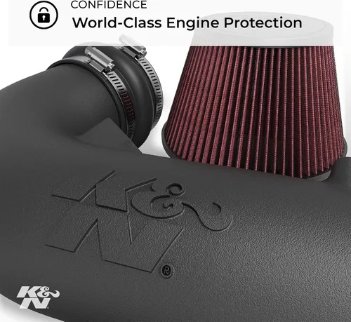 Vista 4 de K&N 57-3050 Sistema de admisión de aire de rendimiento FIPK con kit de servicio de cuidado de filtro