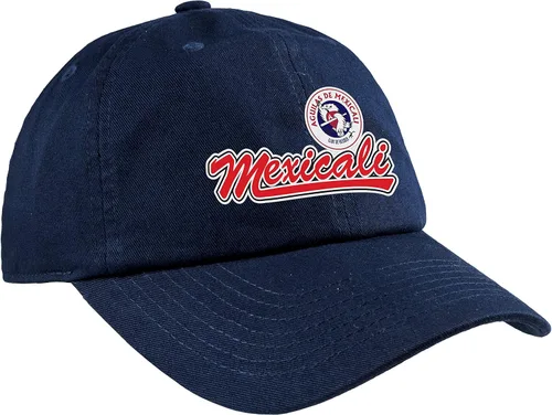 Vista 3 de Aguilas de Mexicali Club of Baseball Gorra Gorra Color Azul Marino, H. Rosa