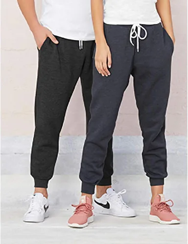 Vista 5 de Bella + Canvas - Pantalones deportivos unisex (L) (jaspeado atlético), Athletic Heather, L