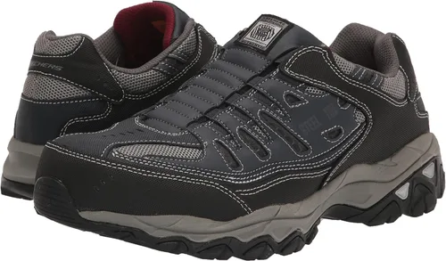 Vista 7 de Skechers Zapato industrial Cankton-U para hombre, Azul marinoGris