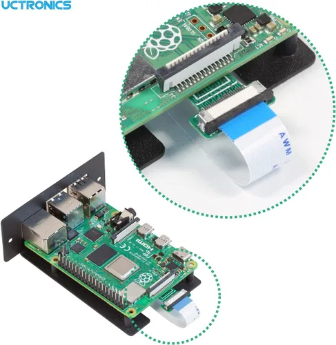 Vista 4 de UCTRONICS Extensor flexible micro SD macho a hembra, adaptador de cable de extensión de tarjeta micro SD de 5.9 pulgadas compatible con Raspberry