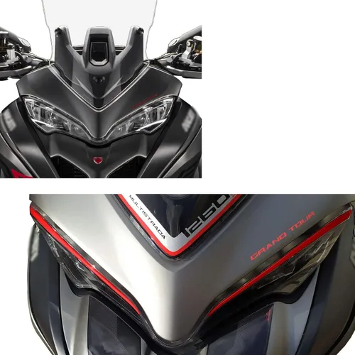 Vista 3 de FAROS ADHESIVOS 3D COMPATIBLES CON DUCATI MULTISTRADA 1260S 2020