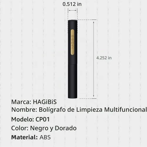 Vista 7 de Bolígrafo de limpieza Hagibis para Airpods Pro 1 2, kit de limpieza multifunción, cepillo suave para estuche de auriculares Bluetooth, herramientas