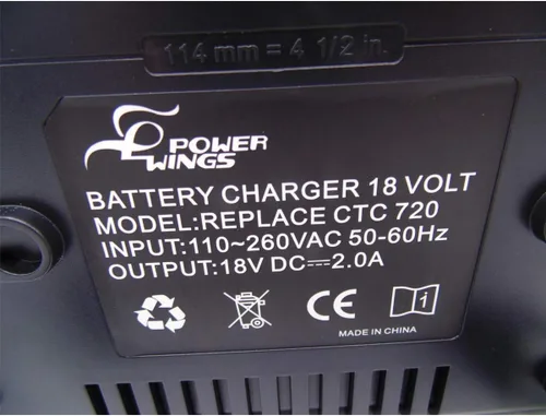 Vista 8 de CNBY® CTB8185 CTB7185 Batería de 18 V 4 Ah con cargador CTC720, reemplazo para batería CTB8185 a presión CTB8185 CTB8187 CTB7175 / CT8850 CT7850