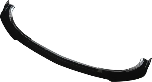 Vista 5 de CHIESMA, Borde de parachoques delantero compatible con Benz Clase E 2021-2023 W213 E200 E350 E450 ABS brillante negro pintado alerón Splitter